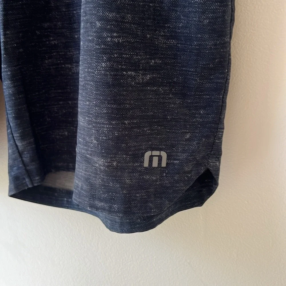 Travis Mathew Blue and Gray Board Shorts Quick-Dry Swimwear Size 40